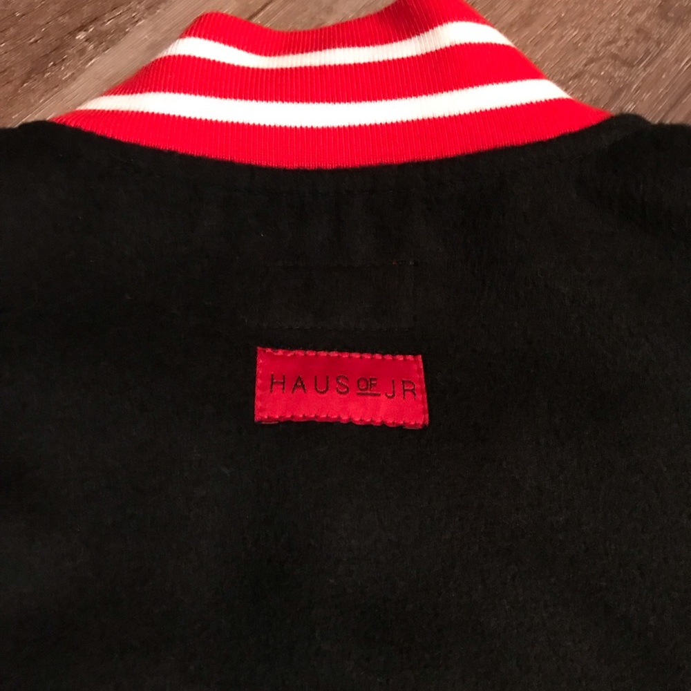 Haus Of Jr Boys Alec Varsity Jacket - Picture 6 of 7